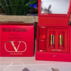Valentino Rosso Lipstick Trio in Bold Red